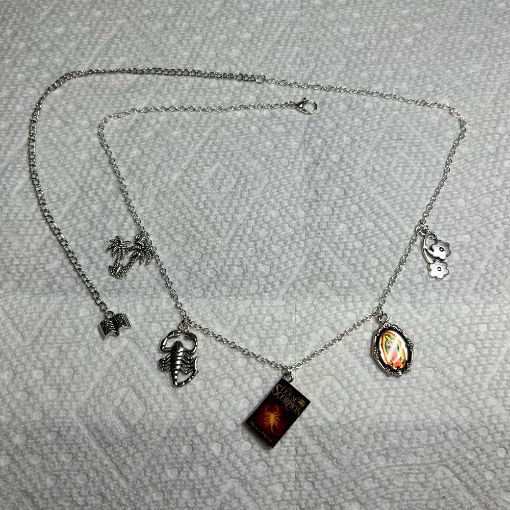 House of the Scorpion by Nancy Farmer Handmade Literature Necklace, Book Cover - Picture 11 of 15